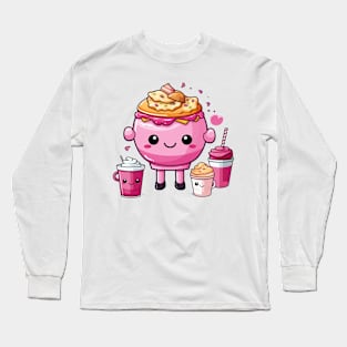 kawaii Ice cream  T-Shirt cute Candy food gilrl Long Sleeve T-Shirt